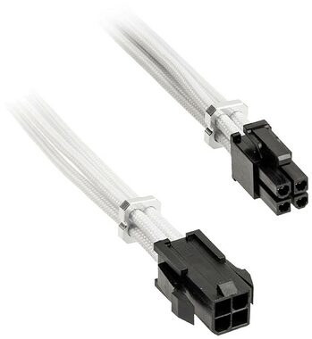 BitFenix Alchemy kabel 4-pin ATX12V 45 cm bílá / prodlužovací