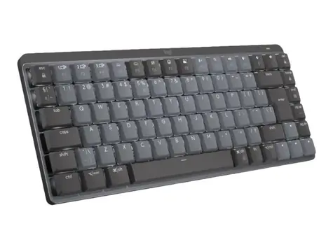 Logitech MX Mechanical Mini grafitová / Kancelářská klávesnice / bezdrátová / mechanická / QWERTY / BT / US layout