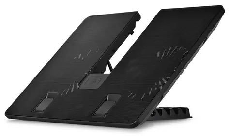 DEEPCOOL U PAL černá / chladicí podložka / do 15.6" / 2x 140mm / USB 3.0