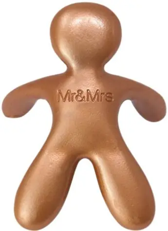 Mr&Mrs Fragrance CESARE Noble Oud Osvěžovač vzduchu do auta bronzová