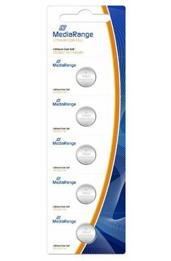 MediaRange Premium lithium baterie Coin Cells CR1220 / 3V / 5ks