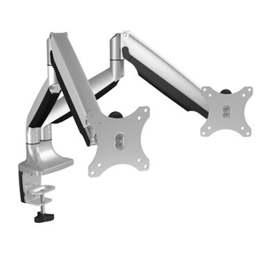 Icy Box IB-MS504-T Stolní držák pro dva monitory do 32" / standardy VESA 75x75 & 100x100 / nosnost: 2x 9kg