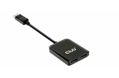 CLUB3D CSV-7200H MST dokovací stanice DisplayPort 1.4 na 2x HDMI M/F černá / 4K 60Hz 