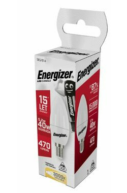 Energizer S15238 LED svíčka 5.9W / patice E14 / 2700K / 470 lm / 15000h