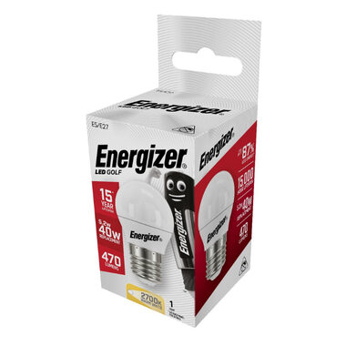 Energizer S8839 LED mini globe žárovka 5.9W / patice E27 / 2700K / 470lm / 15000h 