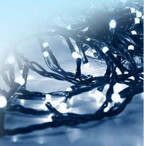 Orava CL-100 CW Vánoční řetěz LED studená bílá / 10 m