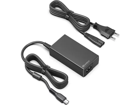 Sandberg USB-C AC Charger PD65W EU+UK / nabíječka USB-C / 1.8 m