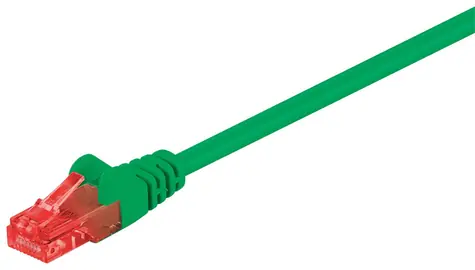 MicroConnect CAT6 U/UTP 0.25m zelená / PVC