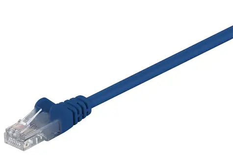 MicroConnect CAT5e U/UTP 3m modrá / PVC