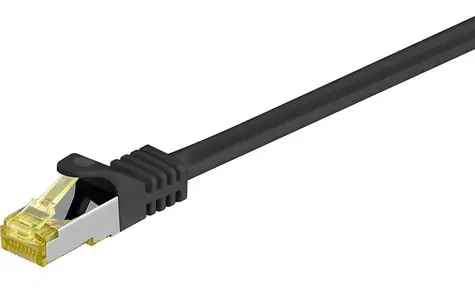 MicroConnect CAT7 S/FTP Patch Cord 0.25m černá / LSZH