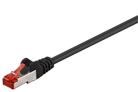 MicroConnect CAT6 F/UTP 1m černá / PVC