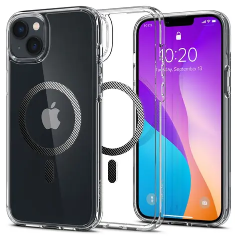 Spigen Ultra Hybrid Mag ochranný kryt pro Apple iPhone 14 Plus carbon fiber