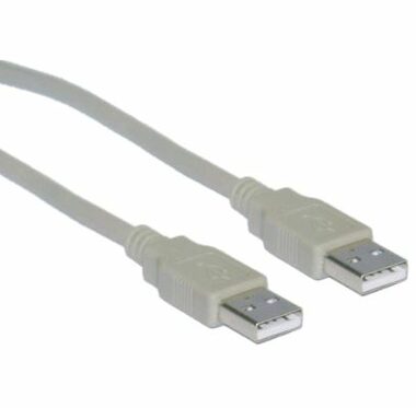 MicroConnect kabel USB2.0 A (M) - USB2.0 A (M) 2m šedá / 480Mbit/s