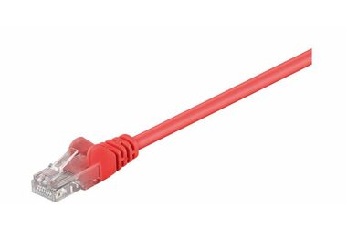 MicroConnect CAT5e U/UTP 10m červená / PVC