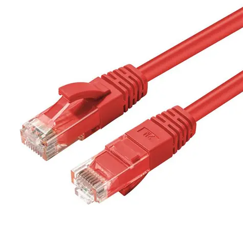 MicroConnect CAT6 U/UTP 1.5m červená / LSZH