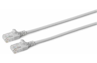 MicroConnect CAT6a U/UTP SLIM 2m bílá / LSZH