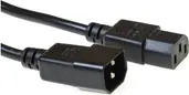 MicroConnect Prodlužovací kabel C14 - C13 1.2m černá