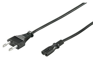 MicroConnect Power Cord EU C - C7 0.5m černá