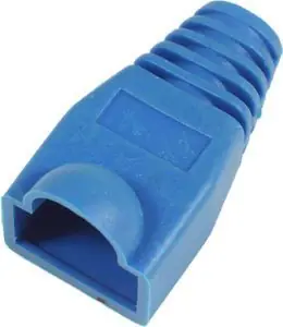 MicroConnect Kryt konektoru RJ45 modrá / 50ks