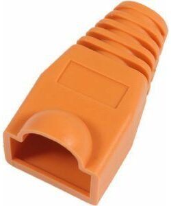 MicroConnect Kryt konektoru RJ45 oranžová / 50ks