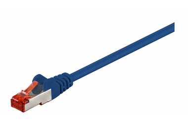 MicroConnect CAT6 F/UTP 10m modrá / PVC