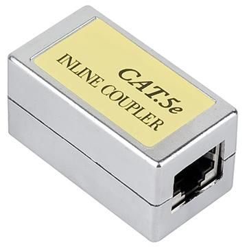 MicroConnect Modular adapter CAT5e RJ45 F/F stříbrná