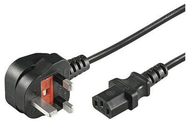 MicroConnect Power Cord UK Typ G - C13 2m černá / Anglická koncovka