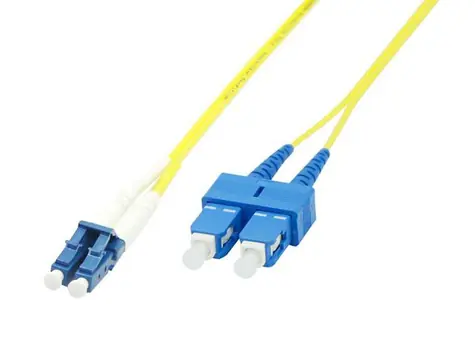 MicroConnect Optical Fibre Cable LC/SC Singlemode duplex OS2 5m žlutá