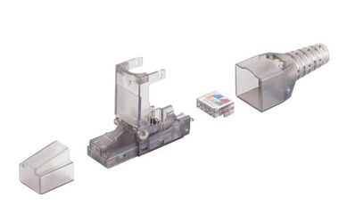 MicroConnect CAT6a Tool-free RJ-45 konektor bílá