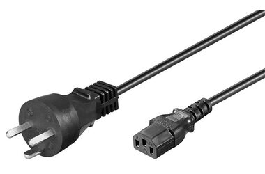MicroConnect Power Cord DK EDB - C13 3m černá / dánská koncovka