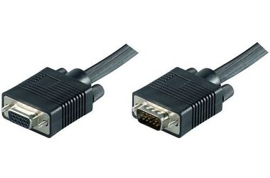 MicroConnect Prodlužovací kabel Full HD SVGA 5m černá / Full HD (1920x1080) @ 60Hz