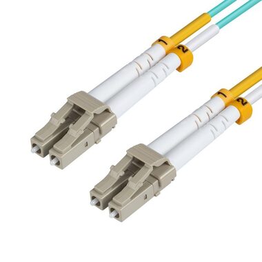 MicroConnect Optical Fibre Cable LC/LC Multimode duplex OM3 15m modrá