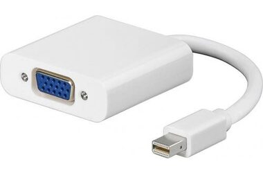 MicroConnect Adapter mini DisplayPort (M) - VGA (F) bílá