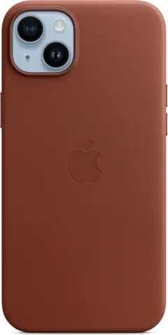 Apple kožený kryt s MagSafe pro iPhone 14 Plus cihlově hnědá