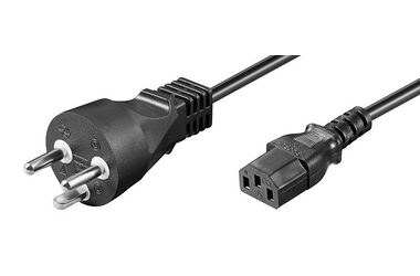 MicroConnect Power Cord DK Typ-K - C13 10m černá / dánská koncovka