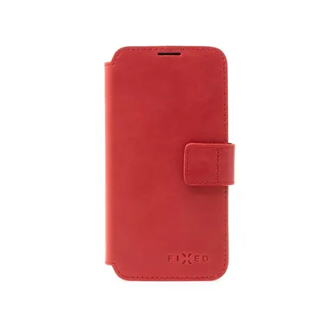 FIXED ProFit Kožené pouzdro typu kniha pro Apple iPhone 14 Plus červená