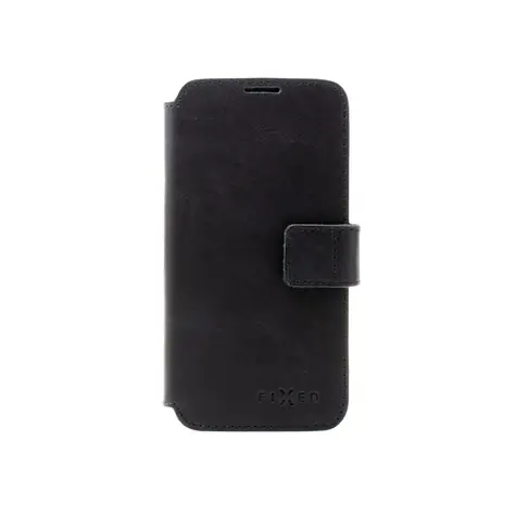 FIXED ProFit Kožené pouzdro typu kniha pro Apple iPhone 14 Pro Max černá
