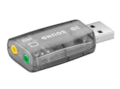 MicroConnect externí USB zvuková karta 2.0 / Plug & Play / Win2000, XP, Vista, Win7