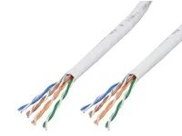 MicroConnect CAT5e U/UTP SOLID 100m šedá / PVC