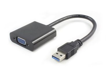 MicroConnect Adaptér USB3.0 A (M) - VGA (F) černá 
