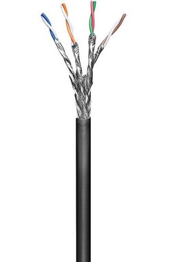 MicroConnect CAT6 S/FTP SOLID OUTDOOR 100m černá / PE