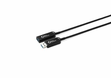 MicroConnect Premium Optic Fiber kabel USB3.0 A (M) - USB3.0 A (F) 20m černá / 5000Mbit/s