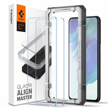 Spigen AlignMaster ochranné sklo pro Samsung Galaxy S21 FE 5G 2ks