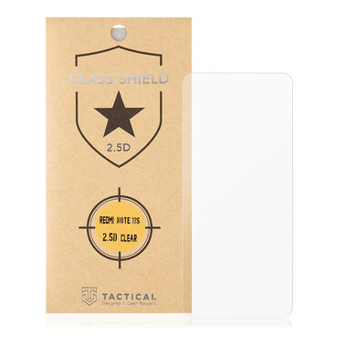 Tactical Glass Shield 2.5D sklo pro Xiaomi Redmi Note 11 & 11s čirá 