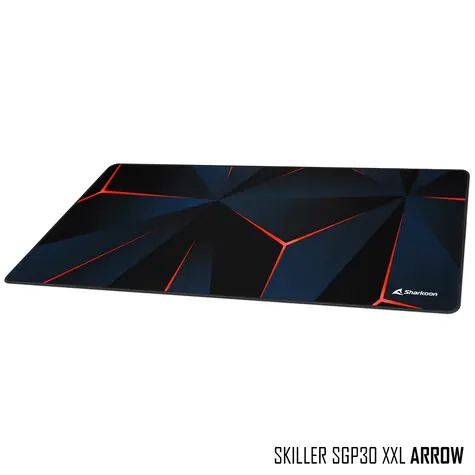 Sharkoon SKILLER SGP30 ARROW černá / podložka pod myš / XXL velká / nekluzká 
