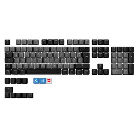 Sharkoon SKILLER SAC20 černá / kryty kláves / 114 ks / US