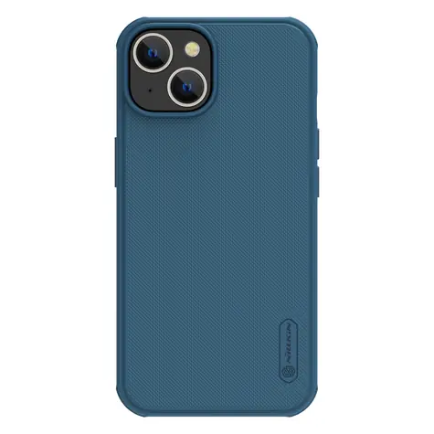 Nillkin Super Frosted PRO Zadní Kryt pro Apple iPhone 14 Plus modrá (Without Logo Cutout)