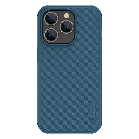 Nillkin Super Frosted PRO Zadní Kryt pro Apple iPhone 14 PRO MAX modrá (Without Logo Cutout)