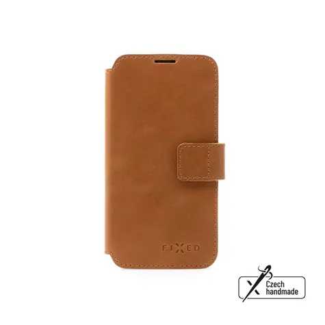 FIXED ProFit Kožené pouzdro typu kniha pro Samsung Galaxy M53 5G hnědá