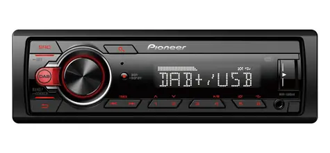 Pioneer MVH-130DAB / Autorádio / 1DIN / DAB/DAB+ / USB / AUX-IN